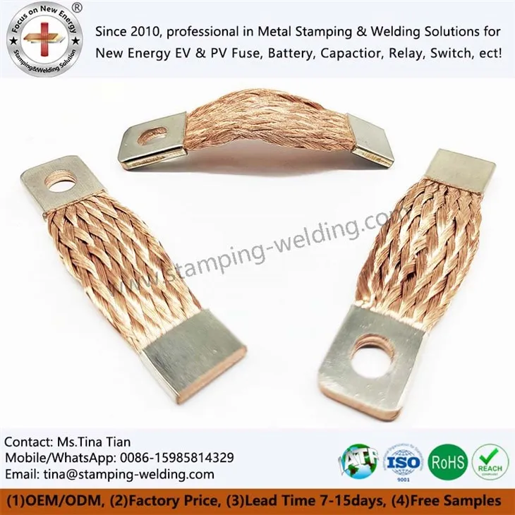 Flexible Copper Busbar with Braid