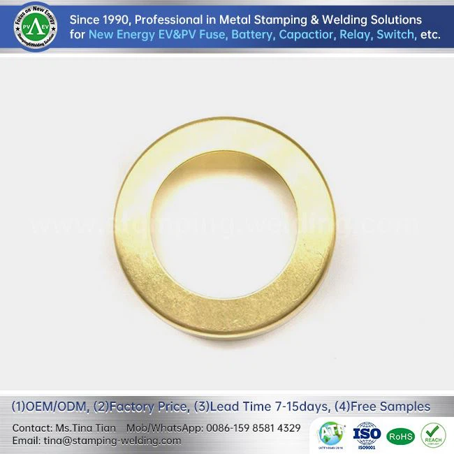 Brass Fitting Cap For EV Fuse Brass Fitting Cap For EV Fuse