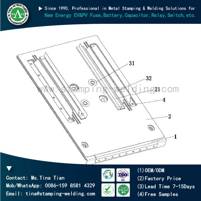 Customized Laminated Busbar for Switch
