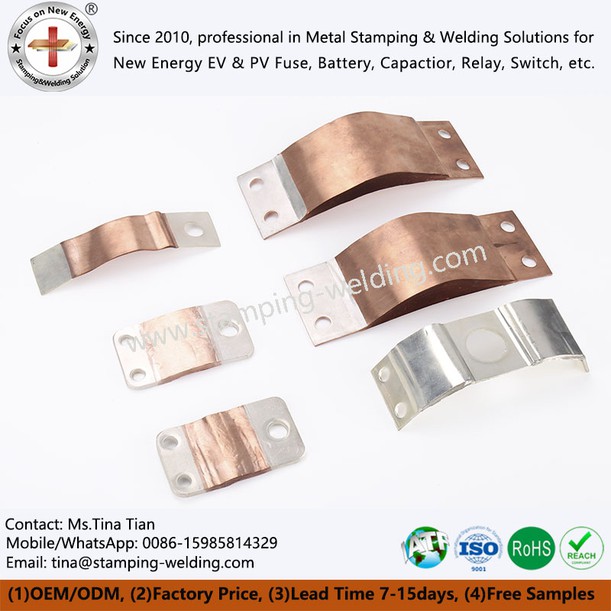 Multilayer Copper Foils Flexible BusBars Multilayer Copper Foils Flexible BusBars