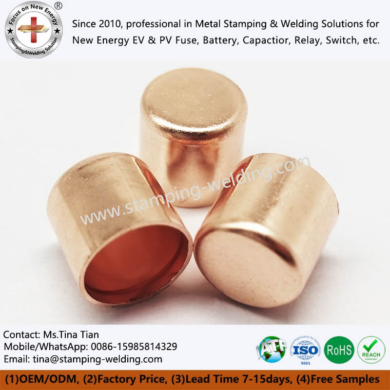 Welding Fuse Copper Pipe End Caps Welding Fuse Copper Pipe End Caps