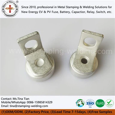 Торцева кришка мідної труби та клема запобіжника